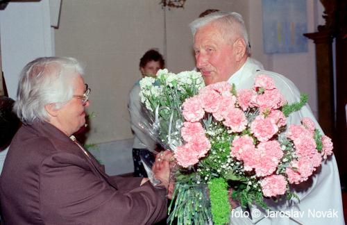 80. narozeniny P. Jana Machače (1995)
