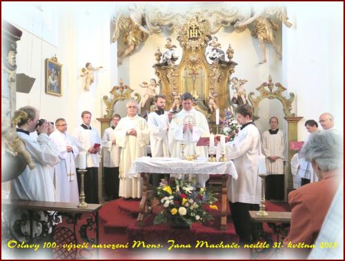 Oslavy 100. výročí narození Mons. Jana Machače (2015)